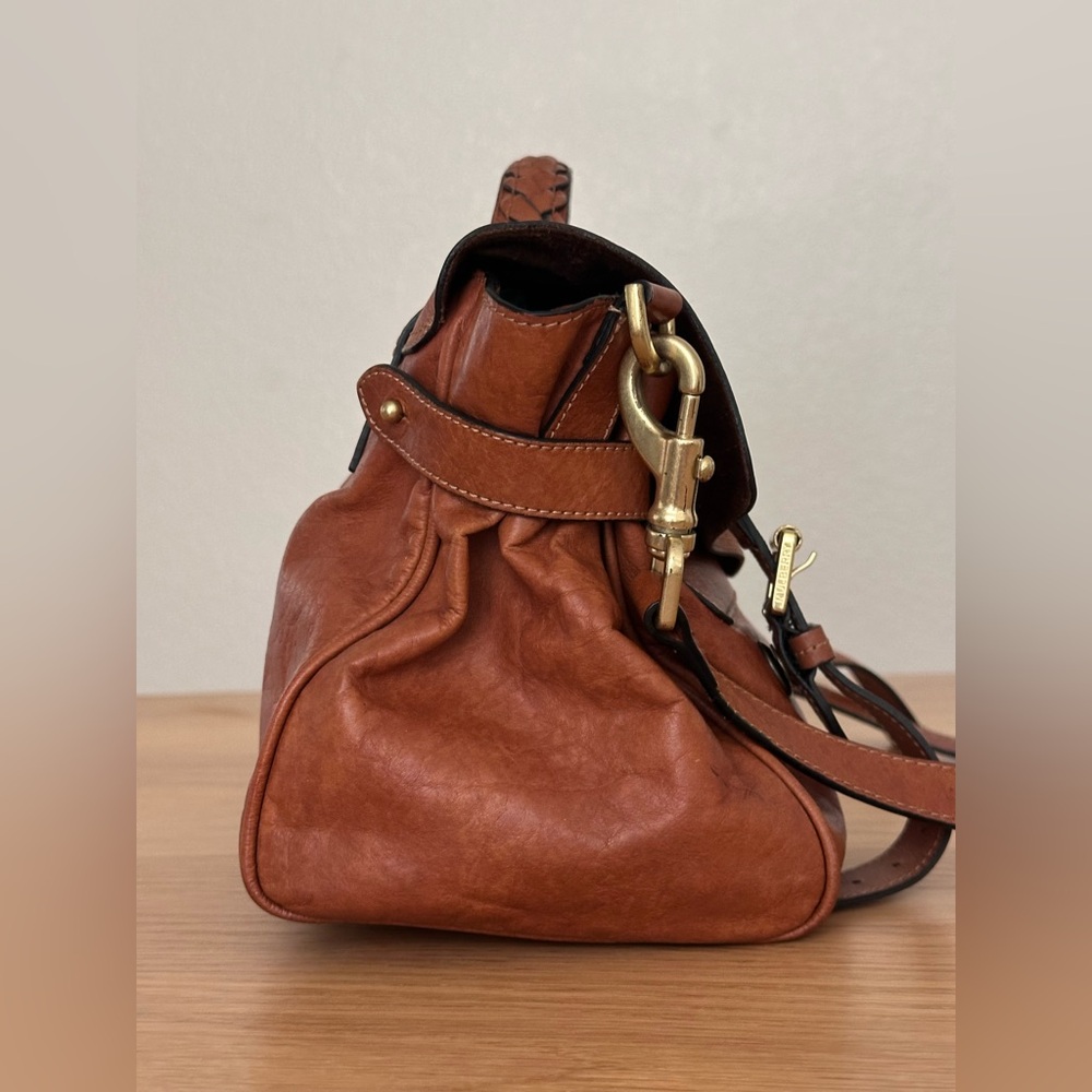 Mulberry Alexa Oak Soft Buffalo Leather Satchel - Picture 4 of 15